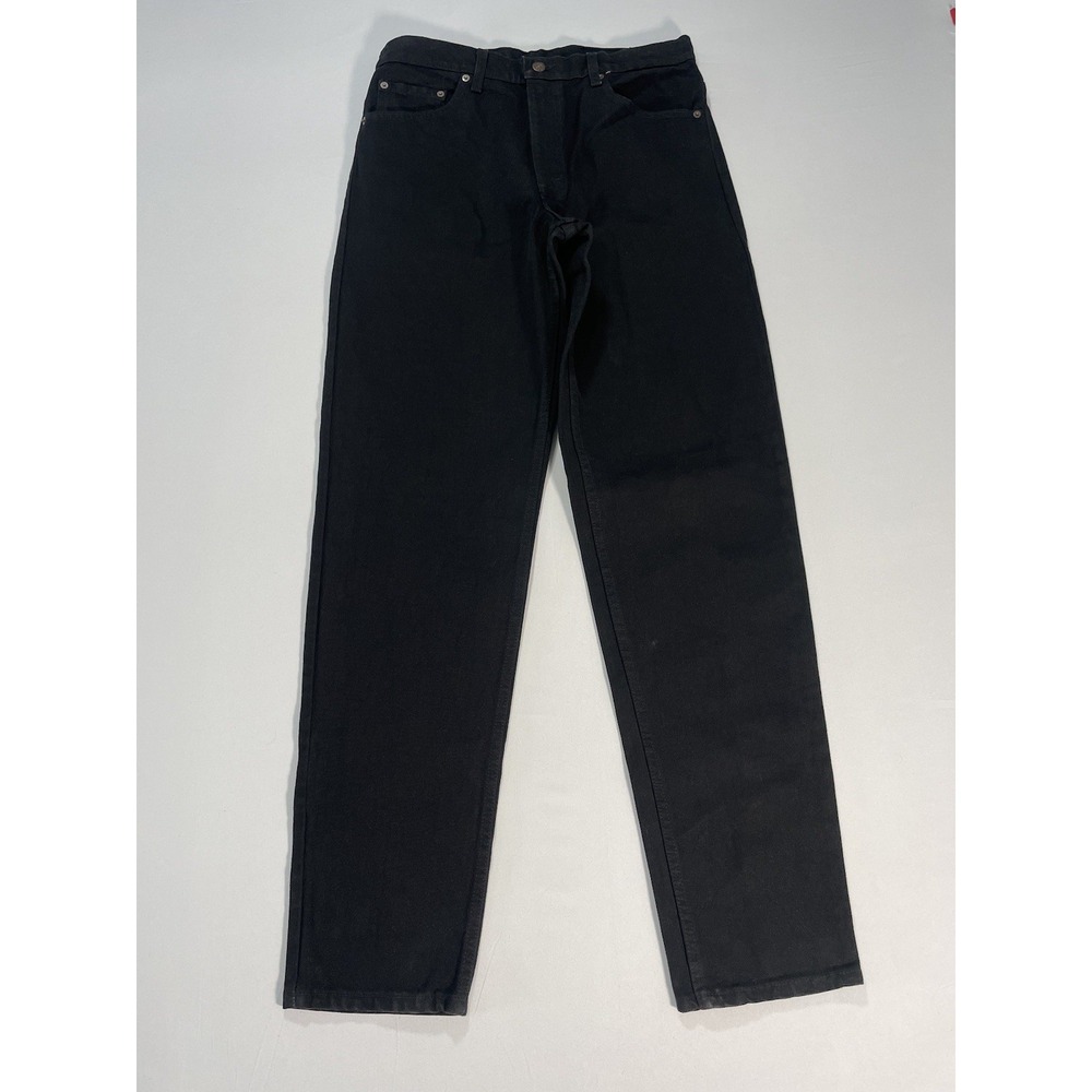 Vintage Levi's‎ 550 34x34 Relaxed Fit Black Tapered Denim Jeans 90s WPL 423